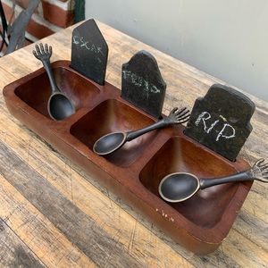 Crate & Barrel Graveyard Appetizer Tray